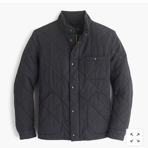 J. Crew Tall Sussex Quilted Jacket XLT